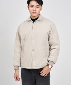 Áo khoác cổ đức chần bông AKHTK505